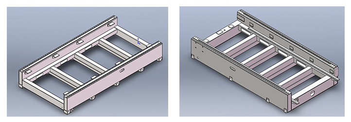 Plate-welding-lathe-bed of fiber laser cutting machine