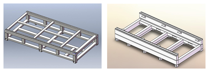 Tube-welding-lathe-bed of fiber laser cutting machine